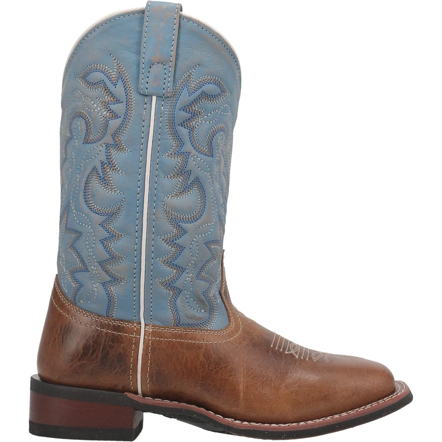 Laredo Ladies Darla Square Toe Honey Pull On Western Boots 5895 3 Laredo Ladies Darla Square Toe Honey Pull On Western Boots 5895 - Image 3
