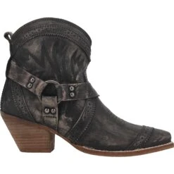 Dingo Ladies Black Gummy Bear Western Bootie DI747-BK -Ariat Style 01 DI747 BK big 809378aa a691 4af1 b8cc fec04228c69a