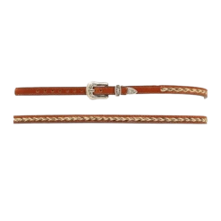 M&F® Unisex Western Braided Leather Brown Hatband 0274802