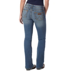 Wrangler® Ladies Retro Mae Mid Rise Medium Wash Bootcut Jeans 09MWZKM -Ariat Style 09MWZKM 2