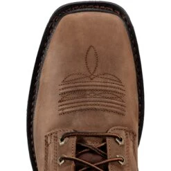 Ariat® Men's Cascade Wide Square Toe Alamo Brown Work Boots 10011917 -Ariat Style 10011917 toe