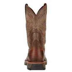Ariat® Men's Workhog Square Toe Coco Print Brown Boots 10017415 8 Ariat® Men's Workhog Square Toe Coco Print Brown Boots 10017415 -Ariat Style 10017415 heel