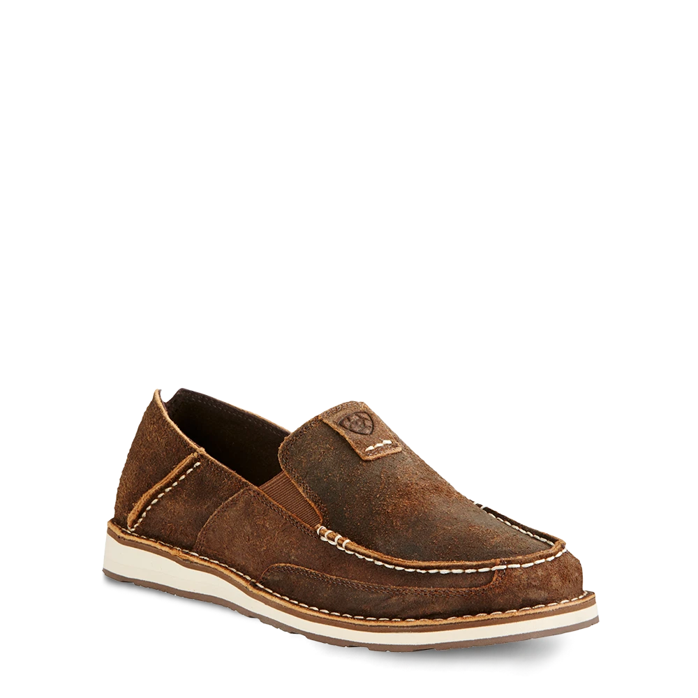 Ariat® Men's Cruiser Rough Oak Brown Slip-On Shoe 10019871 1 Ariat® Men's Cruiser Rough Oak Brown Slip-On Shoe 10019871