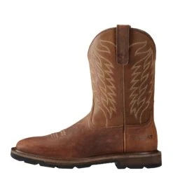 Ariat® Men's Groundbreaker Square Soft Toe Boots 10020059 -Ariat Style 10020059 side