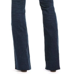 Ariat Ladies Premium High Rise Blue Lake Flare Jeans 10033323 -Ariat Style 10033323 03