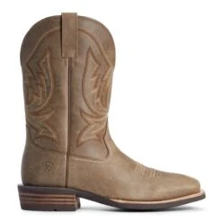 Ariat Men's Hardy Brown Bomber Western Boots 10033895 -Ariat Style 10033895 side