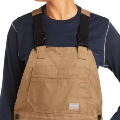 Ariat® Ladies Rebar DuraCanvas Insulated Khaki Work Overalls 10036685 -Ariat Style 10036685c