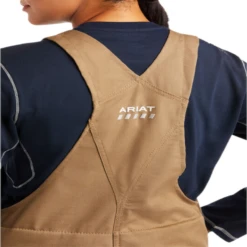 Ariat® Ladies Rebar DuraCanvas Insulated Khaki Work Overalls 10036685 -Ariat Style 10036685d