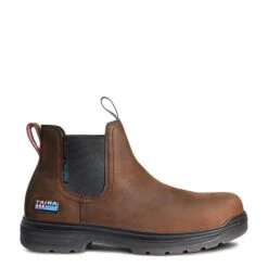 Ariat Men's Turbo Chelsea Domestic H2O Carbon Toe Work Boots 10036738 -Ariat Style 10036738 side