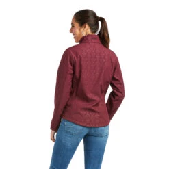 Ariat Ladies REAL Windsor Wine Embossed Concealed Carry Jacket 10037450 -Ariat Style 10037450 02
