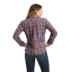Ariat® Ladies REAL Billie Jean LS Mountain Dusk Shirt 10037813 6 Ariat® Ladies REAL Billie Jean LS Mountain Dusk Shirt 10037813 -Ariat Style 10037813 back