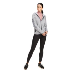 Ariat® Ladies Byron Full Zip Heather Grey Hooded Jacket 10039590 -Ariat Style 10039590