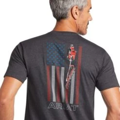 Ariat® Men's Short Sleeve Charcoal Heather Farm T-Shirt 10039930 -Ariat Style 10039930 2 resized