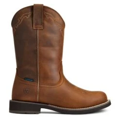 Ariat Ladies Delilah Brown Round Toe Waterproof Boots 10040272 -Ariat Style 10040272 4