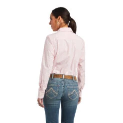 Ariat® Ladies R.E.A.L™ Bridal Rose & White Button Down Shirt 10040581 -Ariat Style 10040581 back