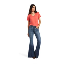 Ariat Ladies R.E.A.L™ Kalani Extreme Flare Denim Jeans 10040803 -Ariat Style 10040803 full