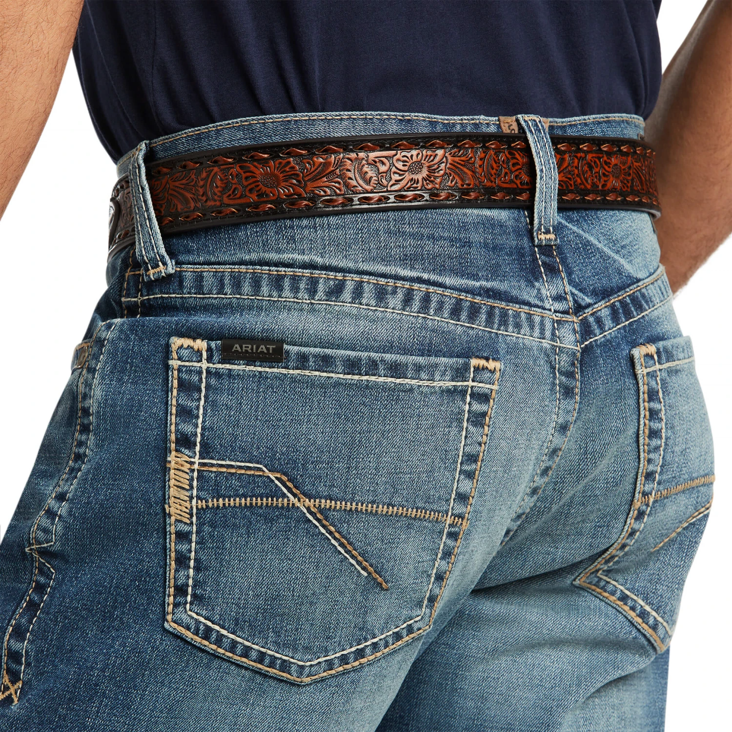 Ariat® Men's M2 Relaxed Dakota Stackable Bootcut Jeans 10040810 4 Ariat® Men's M2 Relaxed Dakota Stackable Bootcut Jeans 10040810 - Image 4