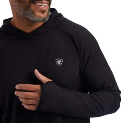 Ariat® Men's Black Cornell Base Layer Hoodie 10040999 -Ariat Style 1004099b