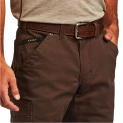 Ariat® Men's Rebar M5 DuraStretch™ Washed Twill Dungaree Pants 10041064 -Ariat Style 10041064b