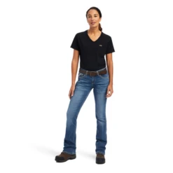 Ariat® Ladies Rebar Riveter Perfect Rise Malibu Bootcut Jeans 10041067 -Ariat Style 10041067c