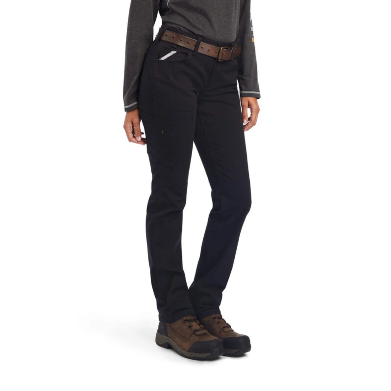 Ariat® Ladies Rebar DuraStretch™ Made Tough Black Work Pants 10041162 3 Ariat® Ladies Rebar DuraStretch™ Made Tough Black Work Pants 10041162 - Image 3