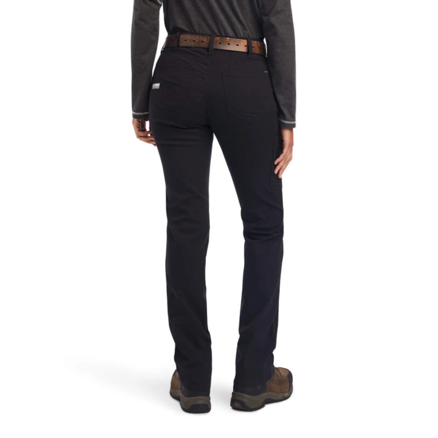 Ariat® Ladies Rebar DuraStretch™ Made Tough Black Work Pants 10041162 1 Ariat® Ladies Rebar DuraStretch™ Made Tough Black Work Pants 10041162