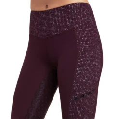 Ariat® Ladies E0S Lumina Full Seat Mulberry Red Leggings 10041314 -Ariat Style 10041314e