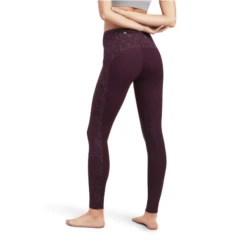 Ariat® Ladies E0S Lumina Knee Patch Tight Mulberry Leggings 10041348 -Ariat Style 10041348b