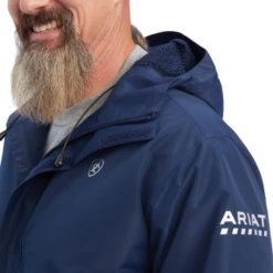 Ariat® Men's Rebar Stormshell Waterproof Navy Jacket 10041405 -Ariat Style 10041405b