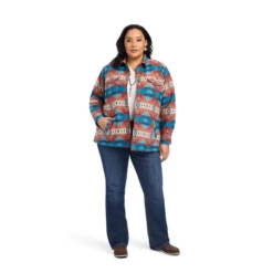 Ariat® Ladies R.E.A.L.™ Fiery Jacquard Shirt Jacket 10041578 -Ariat Style 10041578C