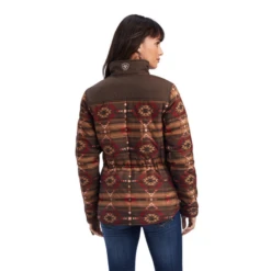 Ariat® Ladies R.E.A.L.™ Aztec Printed Brown Jacket 10041582 9 Ariat® Ladies R.E.A.L.™ Aztec Printed Brown Jacket 10041582 -Ariat Style 10041582c