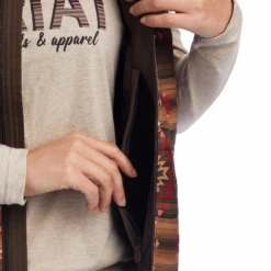 Ariat® Ladies R.E.A.L.™ Aztec Printed Brown Vest 10041585 -Ariat Style 10041585D