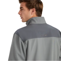 Ariat® Men's Vernon 2.0 Jetty Gray Softshell Jacket 10041609 -Ariat Style 10041609 3