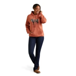 Ariat® Ladies R.E.A.L. Aragon Branded Logo Hoodie 10041645 -Ariat Style 10041645a