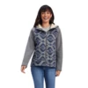 Ariat® Ladies R.E.A.L.™ Mccall Aztec Full Zip Heather Grey Jacket 10041806