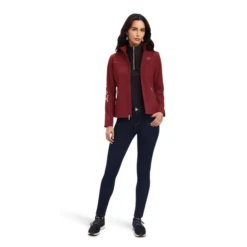 Ariat® Ladies Aparejo Team Softshell Sun-Dried Tomato Jacket 10042113 -Ariat Style 10042113a