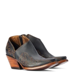 Ariat® Ladies Jolene Cash Black Snip Toe Western Booties 10042427 -Ariat Style 10042427f