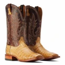 Ariat® Men's Brown Gunslinger Caiman Square Toe Boots 10042476 13 Ariat® Men's Brown Gunslinger Caiman Square Toe Boots 10042476 -Ariat Style 10042476a