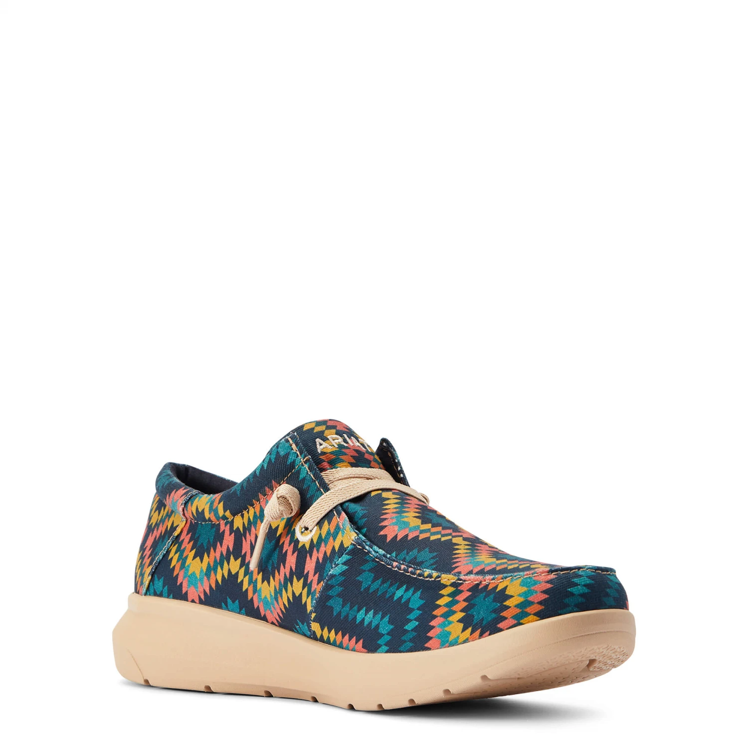 Ariat® Men's Hilo Stretch Lace Blue Aztec Slip On Shoes 10042502 6 Ariat® Men's Hilo Stretch Lace Blue Aztec Slip On Shoes 10042502 - Image 6