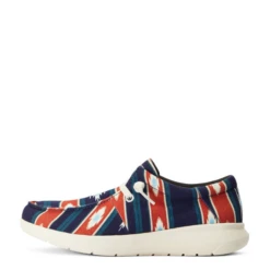 Ariat® Men's Hilo Flex Chimayo Cristo Navy Slip On Shoes 10042581 -Ariat Style 10042581f