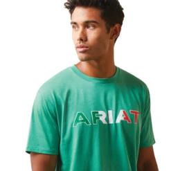 Ariat® Men's Viva Mexico Independent SMU Green T-Shirt 10043067 6 Ariat® Men's Viva Mexico Independent SMU Green T-Shirt 10043067 -Ariat Style 10043067 3