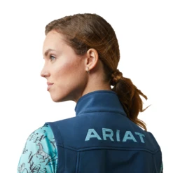 Ariat® Ladies New Team Deep Petroleum Softshell Vest 10043466 -Ariat Style 10043466d