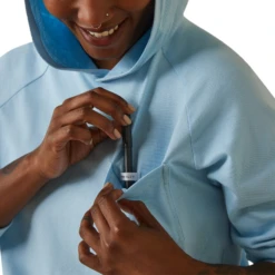 Ariat® Ladies Rebar Cotton Strong™ Clear Sky Blue Hooded T-Shirt 10043841 6 Ariat® Ladies Rebar Cotton Strong™ Clear Sky Blue Hooded T-Shirt 10043841 -Ariat Style 10043841d