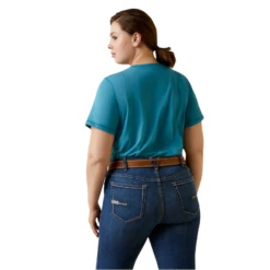 Ariat® Ladies Rebar Workman Larkspur Heather Graphic T-Shirt 10043843 -Ariat Style 10043843d