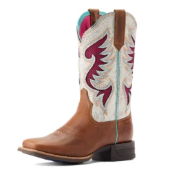 Ariat® Ladies Pinto VentTEK™ 360° Distressed White & Tan Boots 10044507 -Ariat Style 10044507a