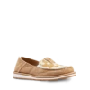 Ariat® Ladies Cruiser Adobe Tan & White Hair On Slip On Shoes 10044532