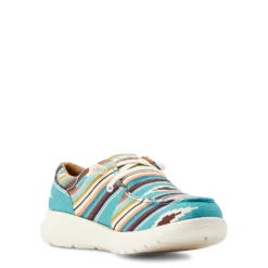 Ariat® Ladies Hilo Turquoise Serape Print Slip On Shoes 10044590