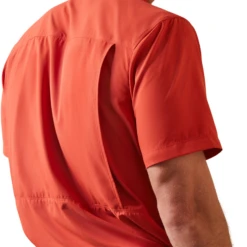 Ariat® Men's VentTEK™ Outbound Fitted Red Button Down Shirt 10045035 -Ariat Style 10045035d