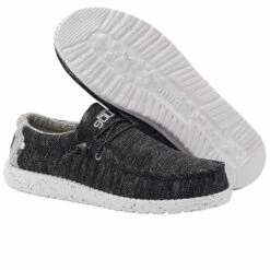 Hey Dude Men's Wally Stretch Meteorite Shoes 110383264 -Ariat Style 110383264 WALLY STRETCH METEORITE 03
