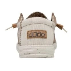 Hey Dude Men's Wally Linen Natural Clay Slip On Shoe 110793298 -Ariat Style 110793298 4